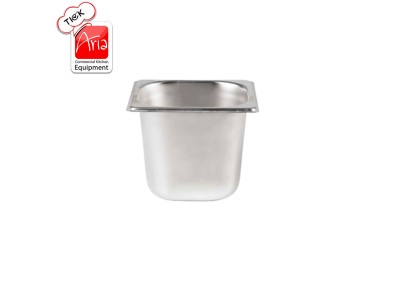  بن ماری  1/6 استیل عمق 15 با درب - 0.8میلیمتر 304 MAX